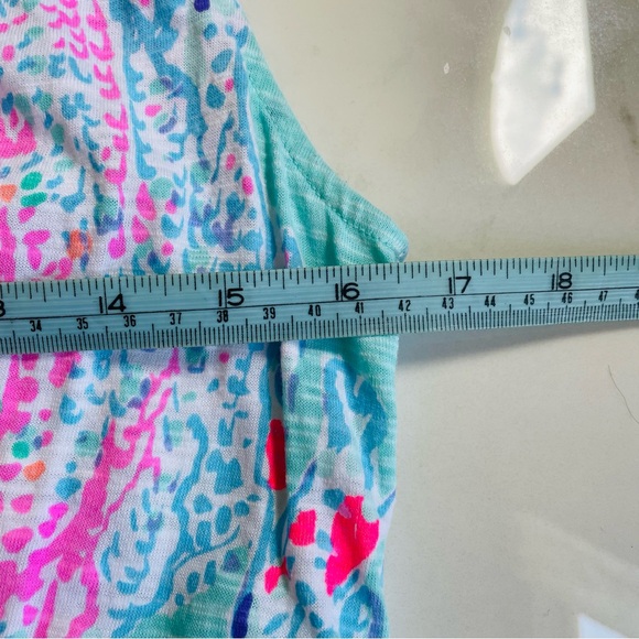 Lilly Pulitzer Sleeveless Essie Dress Fansea Print Size Small - Picture 9 of 10